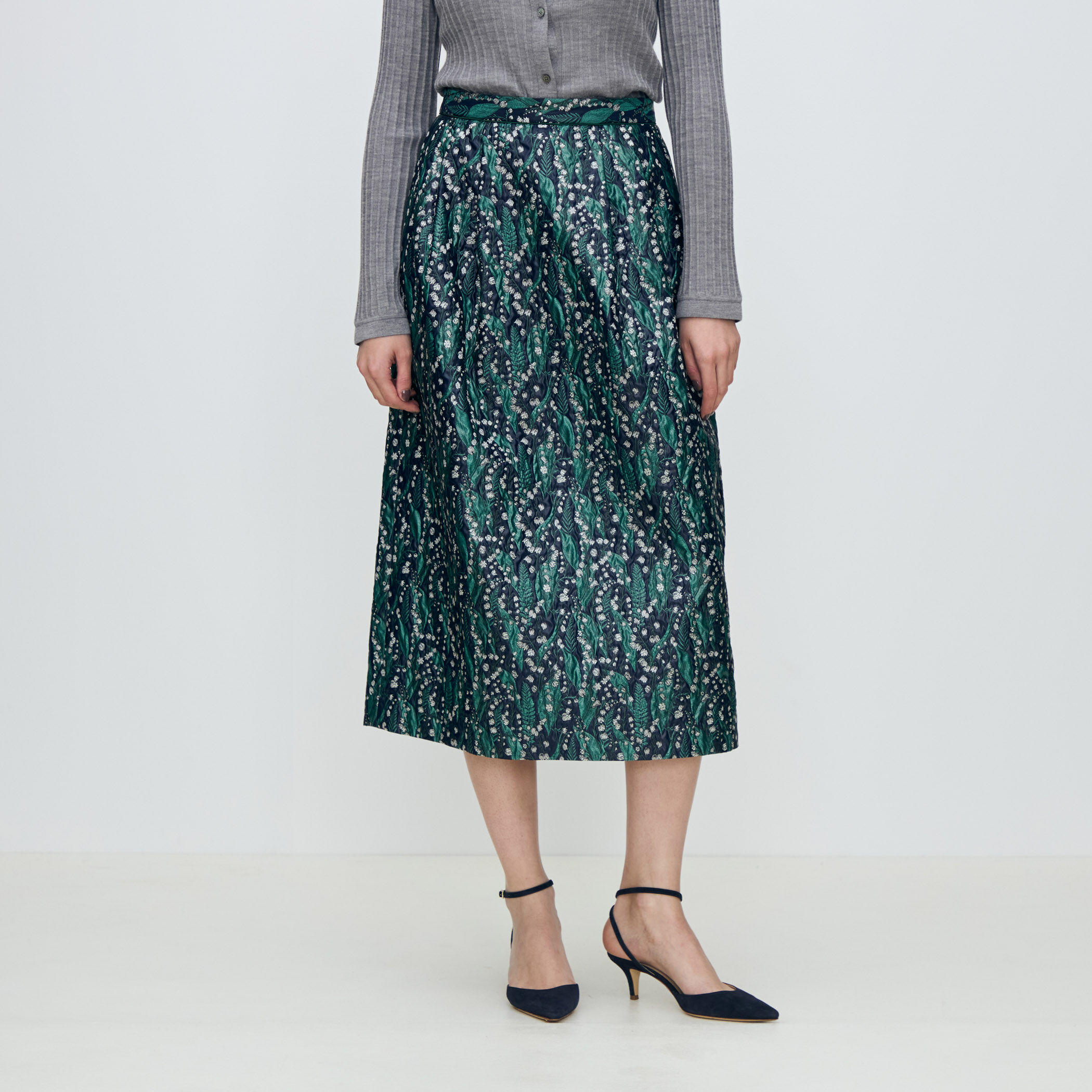 リリーベル タックAラインスカート｜トゥモローランド 公式通販