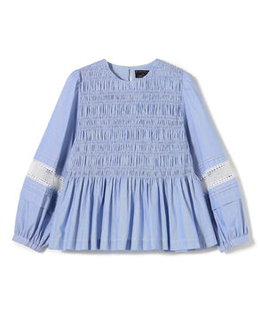 【別注】ne Quittez pas BLACK Gather ブラウス