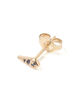 Metier Mini Point Rhombus Gemstone Studs 片耳ピアス