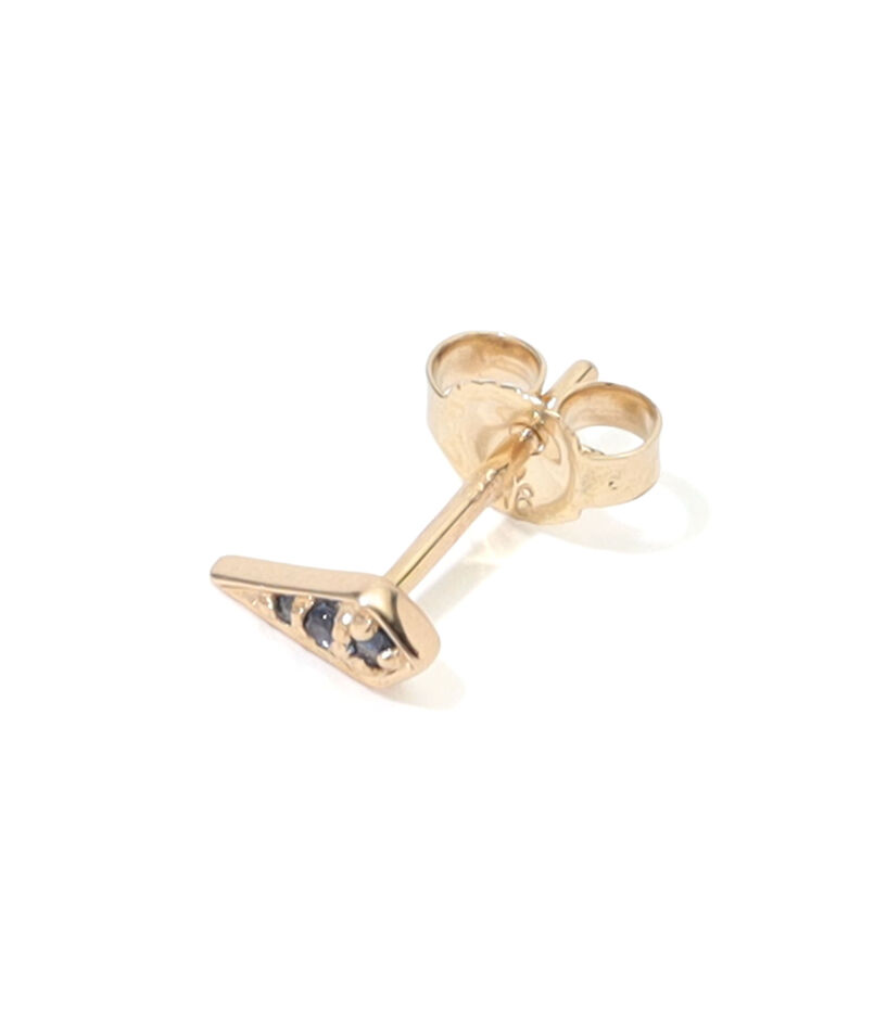 Metier Mini Point Rhombus Gemstone Studs 片耳ピアス