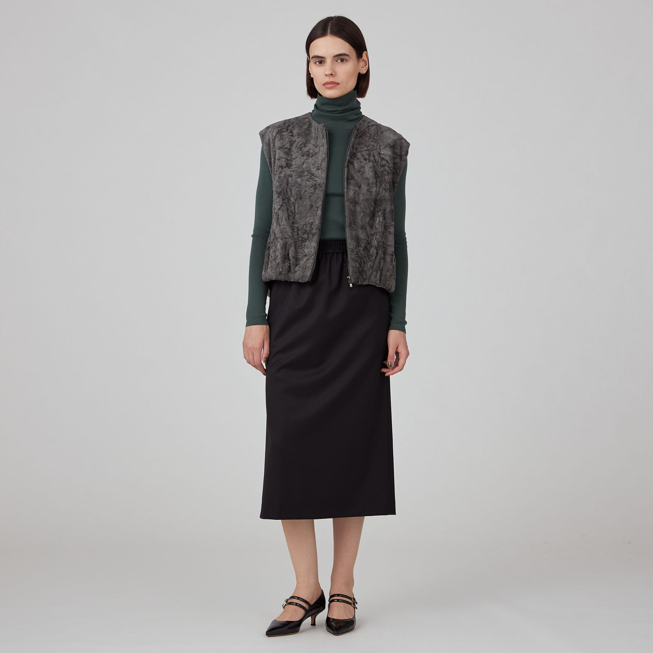 TOMORROWLAND collectionフェイクシール バルーンジレ TOMORROWLAND Collection フェイクシール バルーンジレ