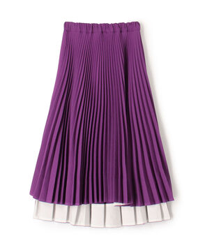PLAN C PLEATED SKIRT