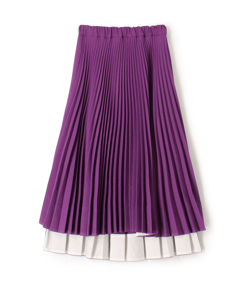 PLAN C PLEATED SKIRT