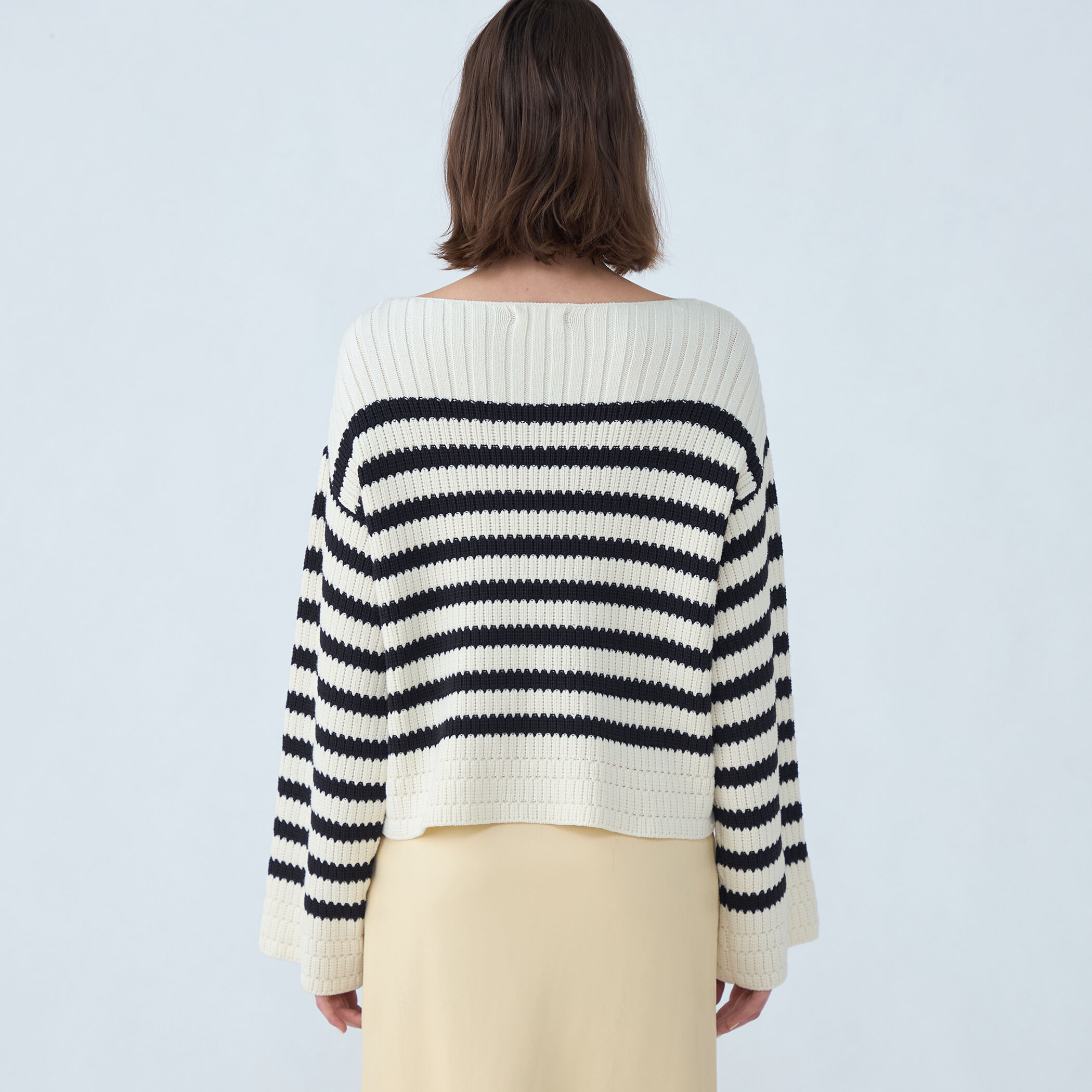 ハイブリッドコットン ボートネックプルオーバー｜トゥモローランド