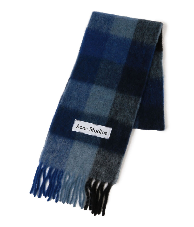 Acne Studios モヘヤチェックスカーフ