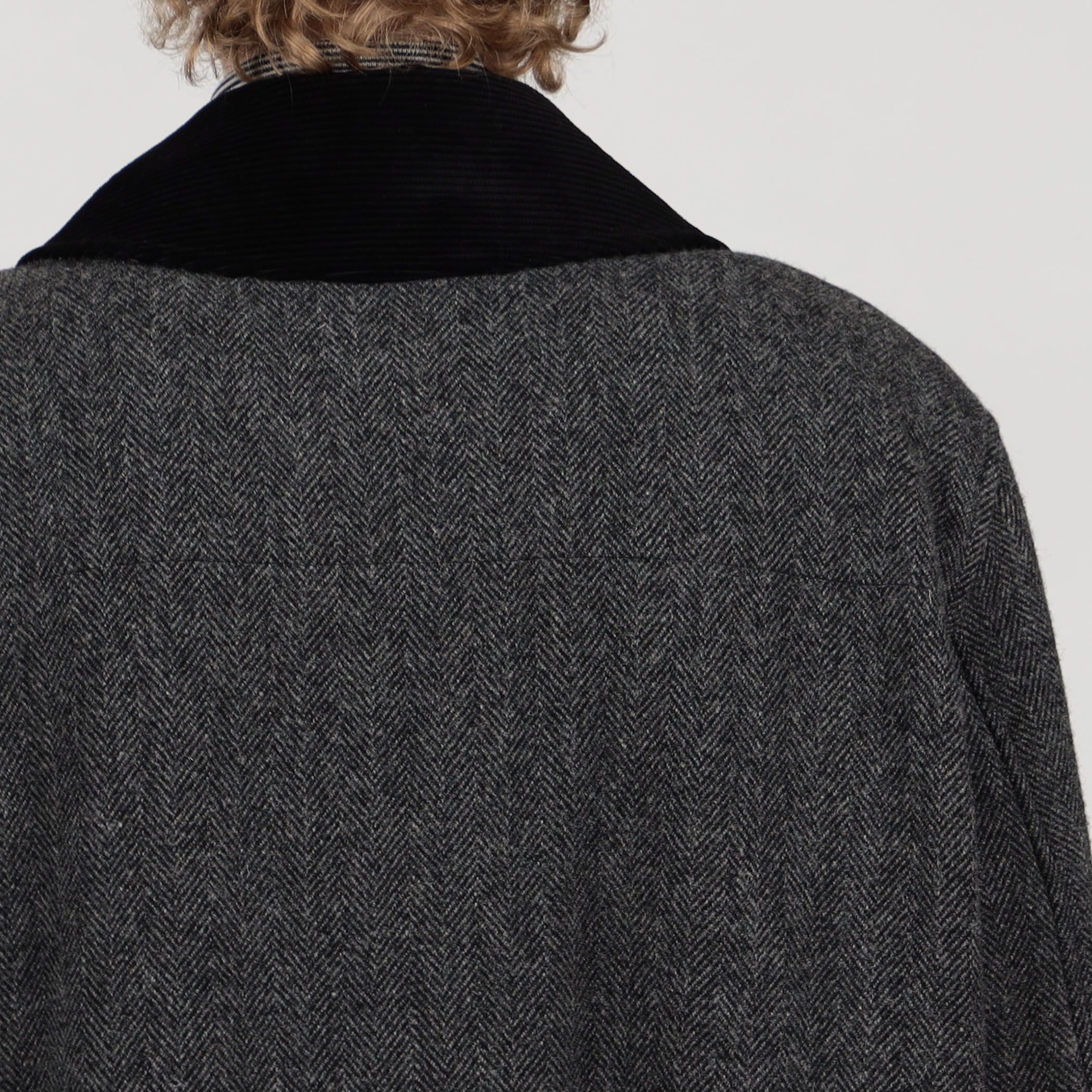 【美品 人気】トゥモローランド ドンキーコート ドンキー襟 ベルト 羊毛 紺 L ピンキーアンドダイアン PINKY & DIANNE カシミア混ベルテッド