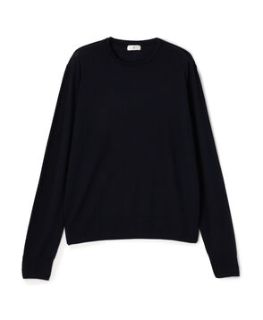 カシミヤシルク クルーネックプルオーバー