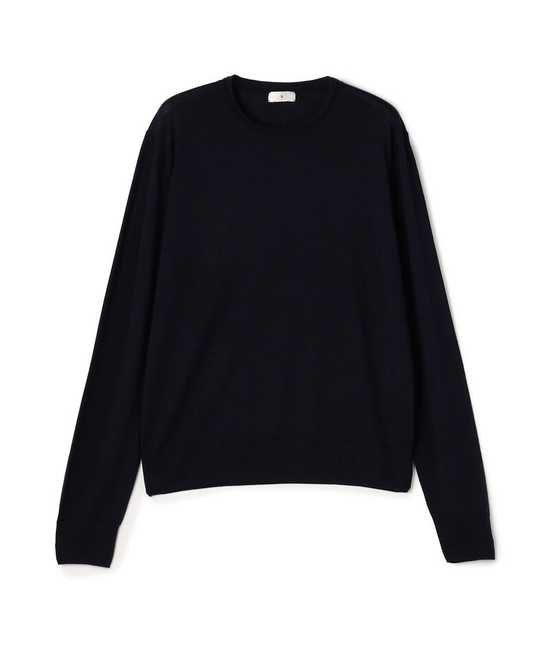 カシミヤシルク クルーネックプルオーバー