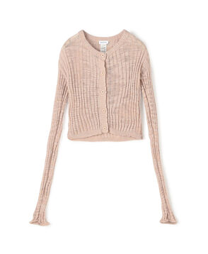Acne Studios FN-WN-KNIT000585 シアーリブカーディガン