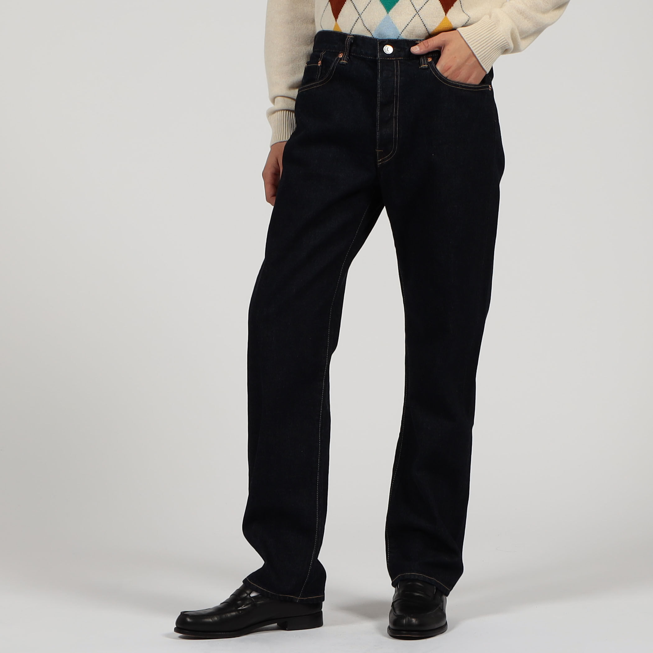 別注】EDWIN LOOSE STRAIGHT ONE WASHED デニムパンツ｜トゥモローランド 公式通販
