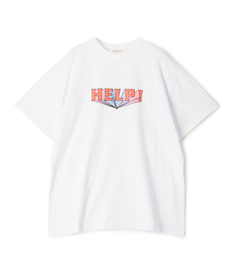 ETRE CECIL HELP GRADIENT BAND Tシャツ