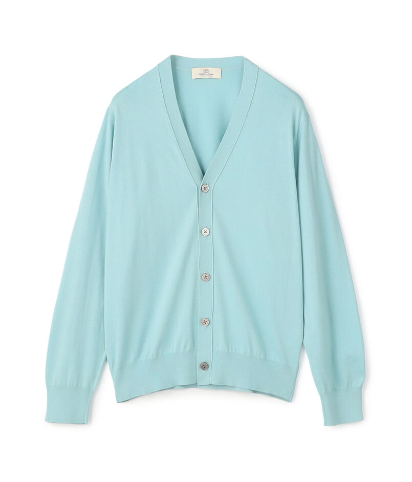 シーアイランドコットン Vネックカーディガン