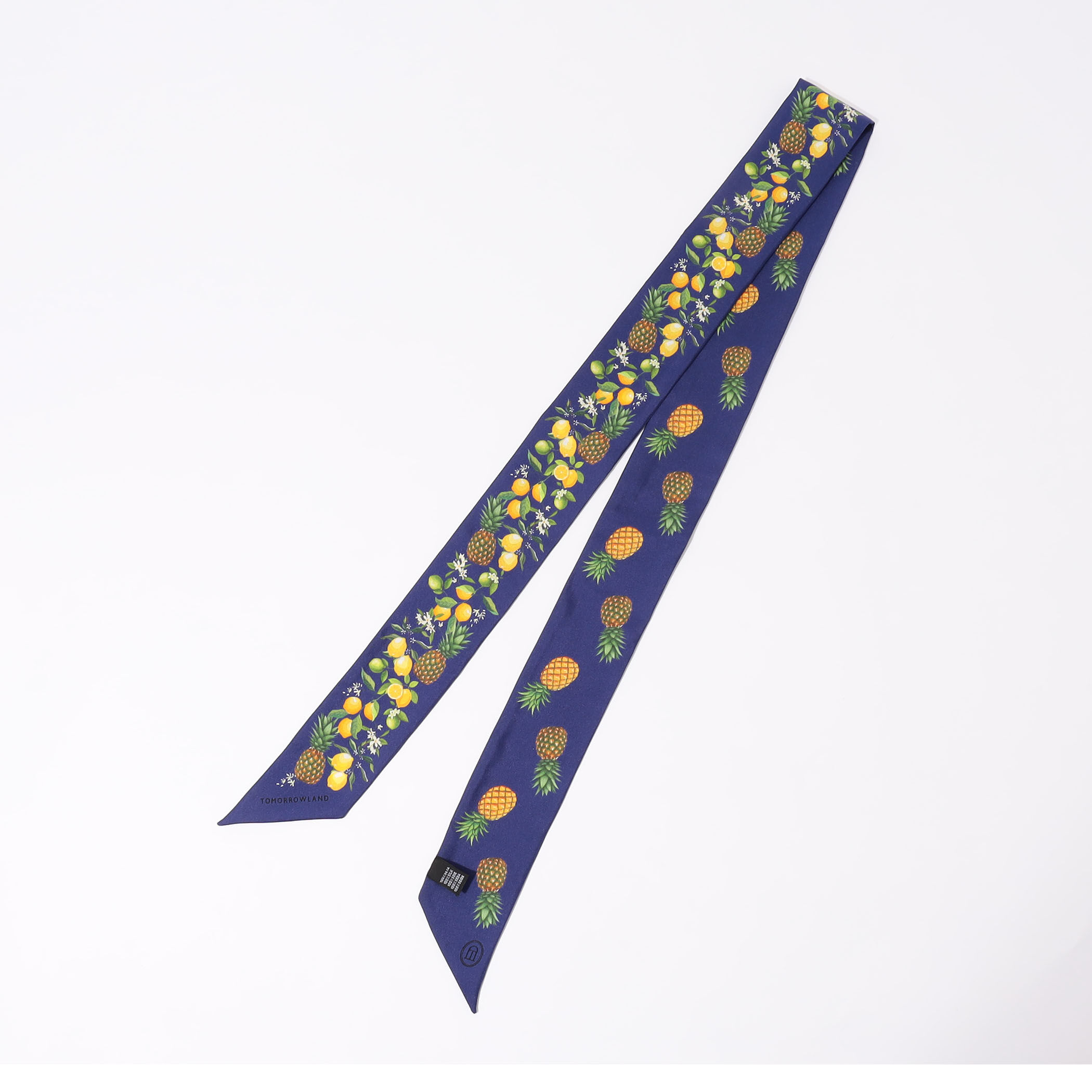 Atelier TOMORROWLAND FRUITS シルク ボウタイスカーフ