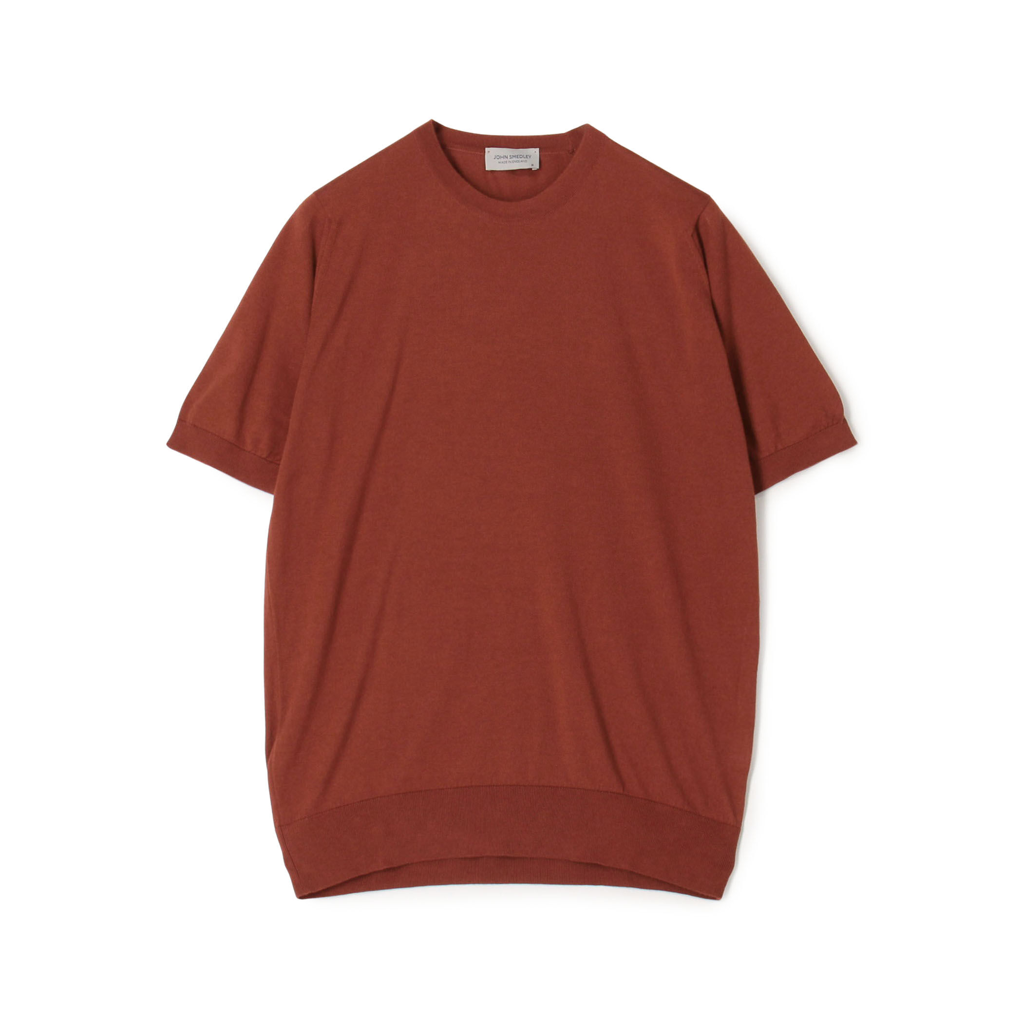 【REN様用】JOHN SMEDLEY 赤 長袖クルーネック ニット イギリス製 JOHN SMEDLEY ジョンスメドレー メンズ クルーネック長袖ニット