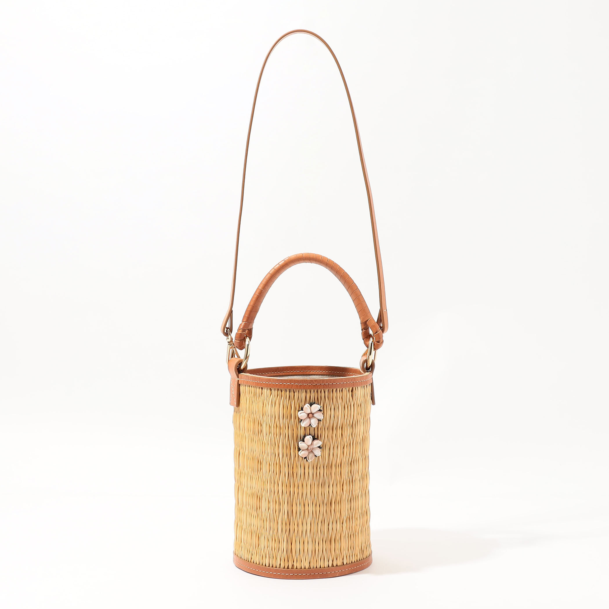 HEIMAT ATLANTICA CUPID LARGE COWHIDE かごバッグ｜トゥモローランド