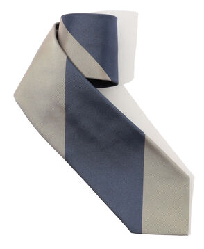 FRANCO BASSI シルクジャガード レジメンタルストライプネクタイ