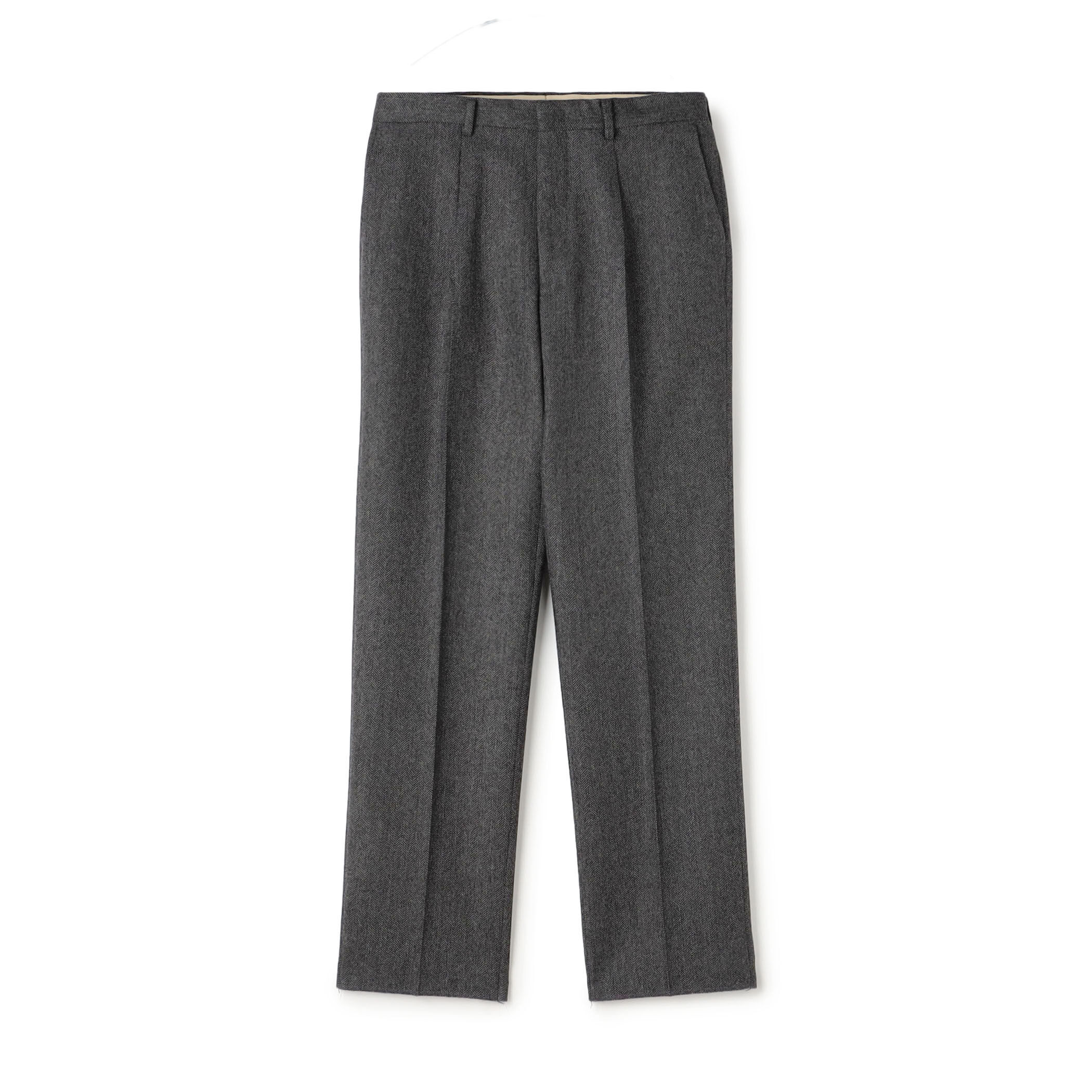 新品】Lovat ラバット ツイード生地 ウールパンツ - メルカリ