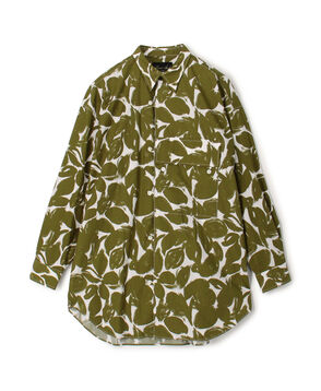 HAVERSACK ATTIRE コットン総柄 ロングスリーブシャツ