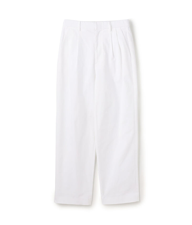 ■コットンオックスストレッチ イージータックパンツ