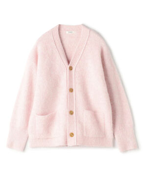 シャギーアルパカ Vネックカーディガン