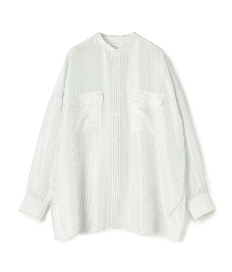 シルクハブタエ フラップポケットシャツ