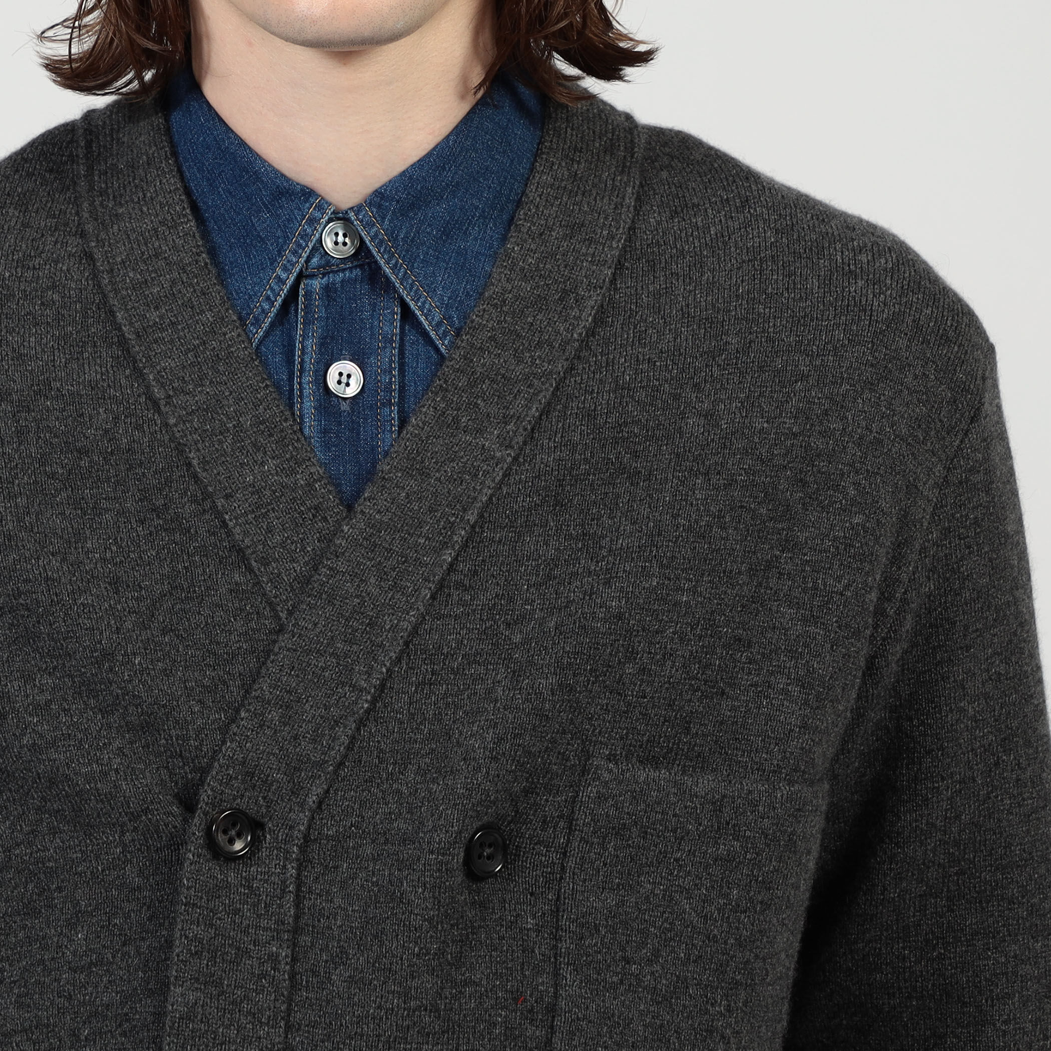 カシミヤ ダブルブレステッド カーディガン｜トゥモローランド 公式通販