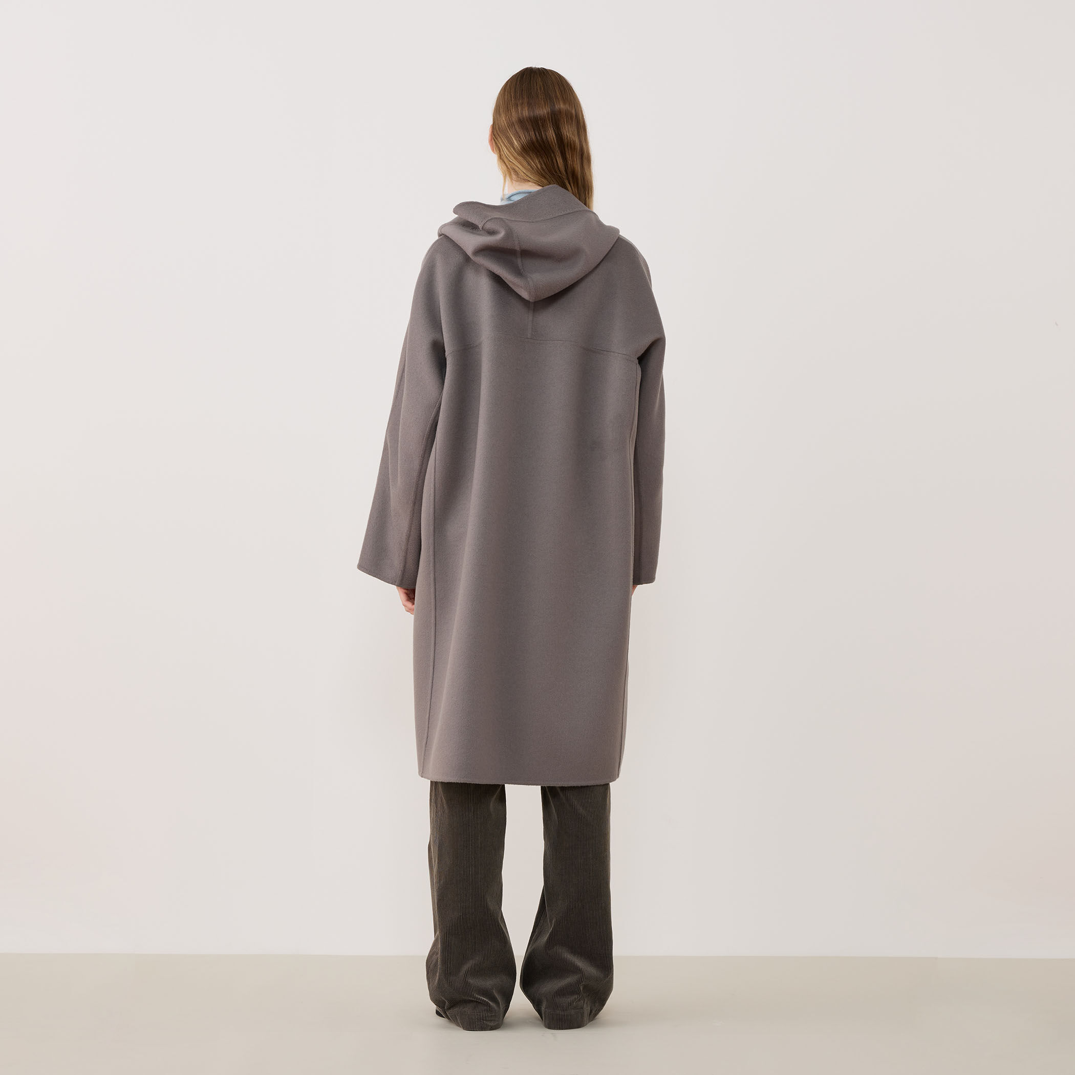ダブルフェイス ドルマンスリーブフーデッドコート｜トゥモローランド