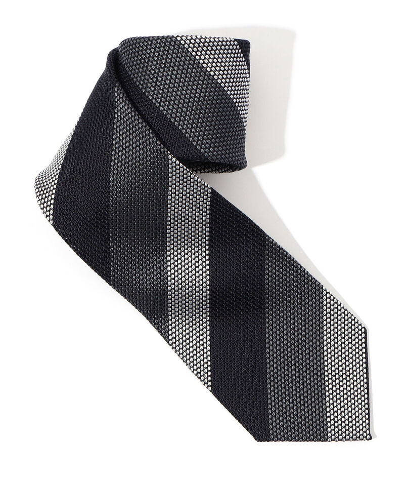 TOMORROWLAND シルクジャガード レジメンタルストライプネクタイ