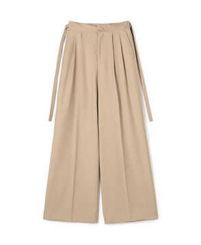 CANONICOウーステッドウール 2タックワイドパンツ