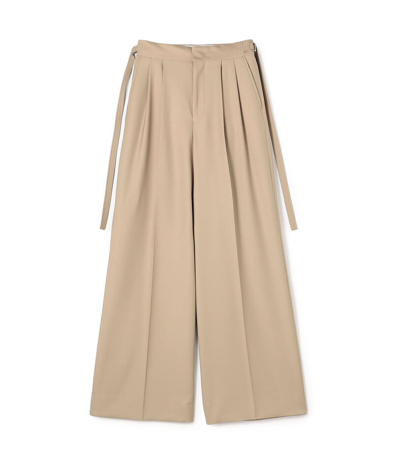 CANONICOウーステッドウール 2タックワイドパンツ