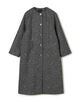 オーバーフラワージャカード クルーネックコート