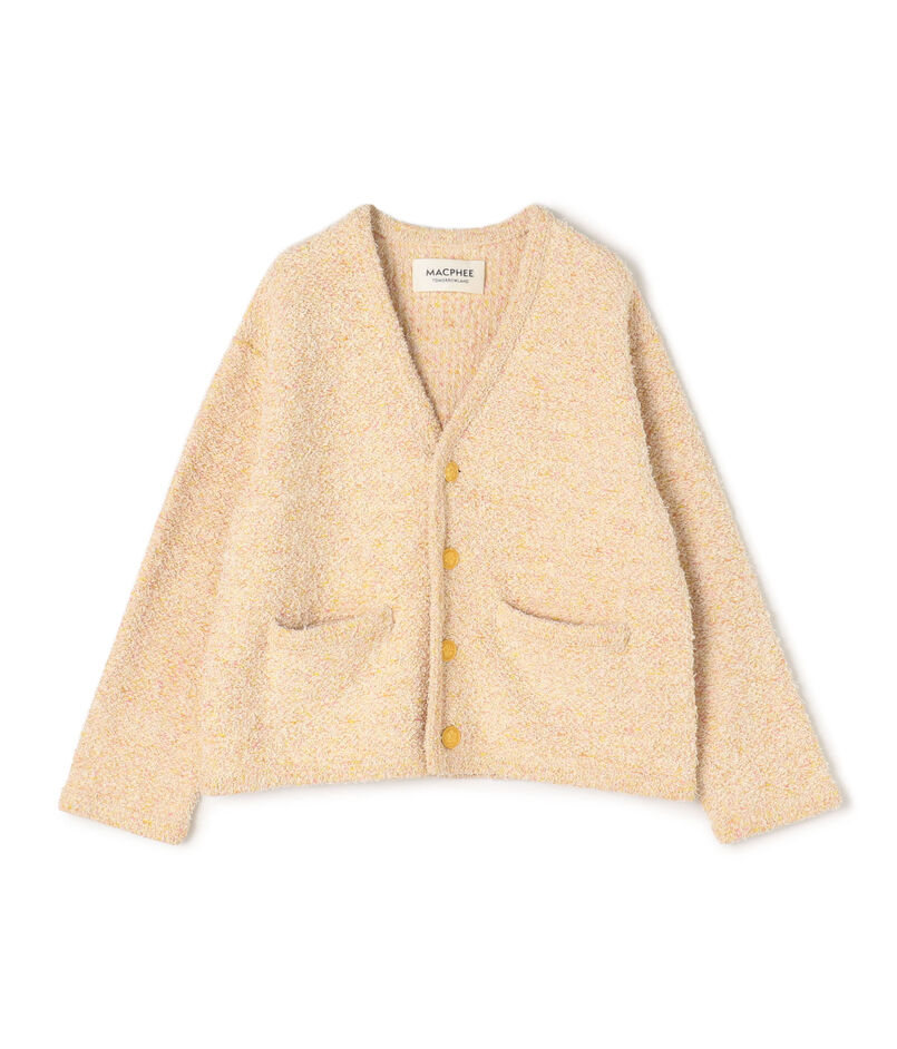 ツイードニット Vネックカーディガン｜トゥモローランド 公式通販 