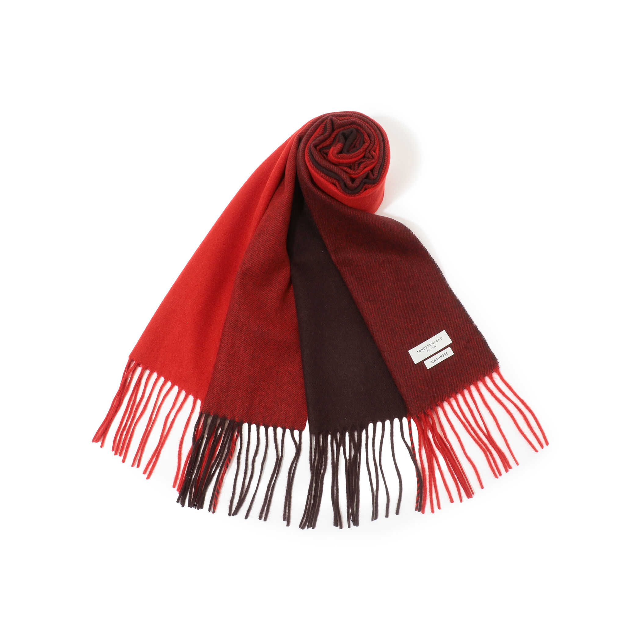 TOMORROWLAND カシミヤ パネルチェックマフラー｜トゥモローランド