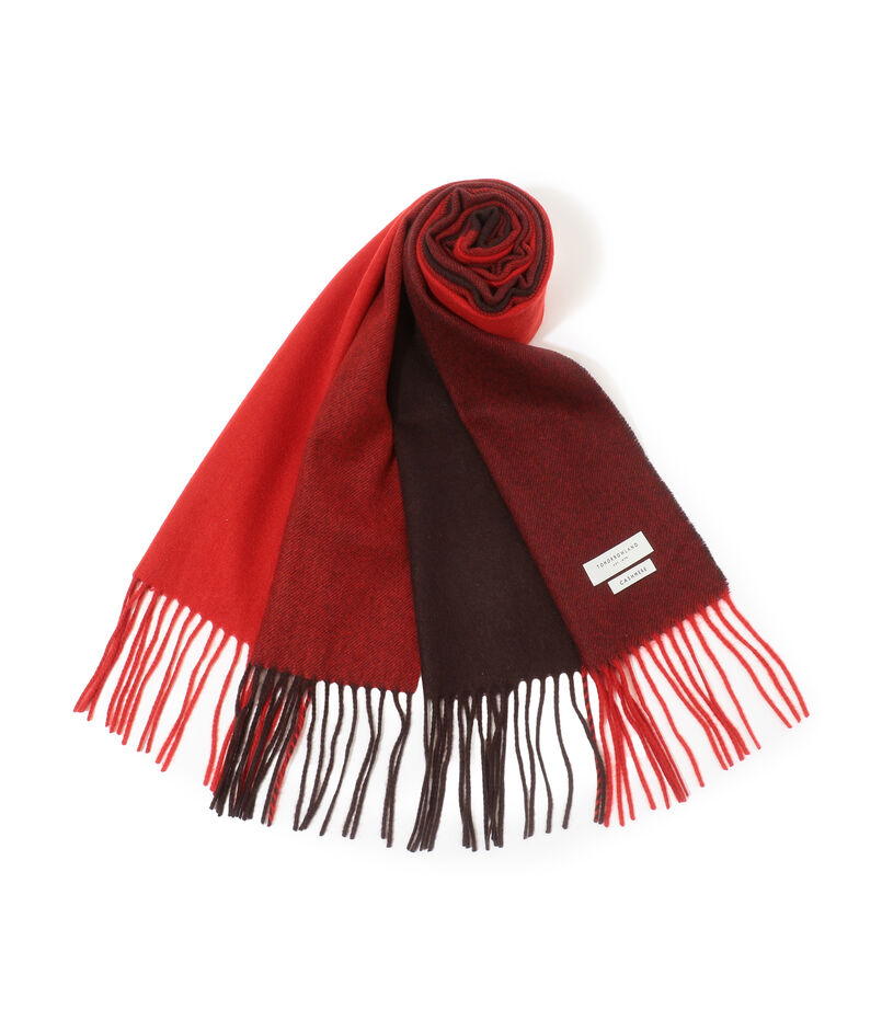 TOMORROWLAND カシミヤ パネルチェックマフラー