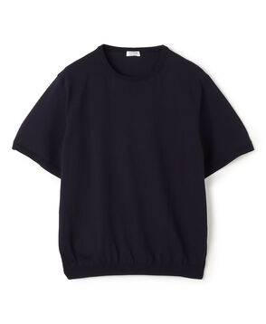 MAATEE&SONS  コットン クルーネック ハーフスリーブニット