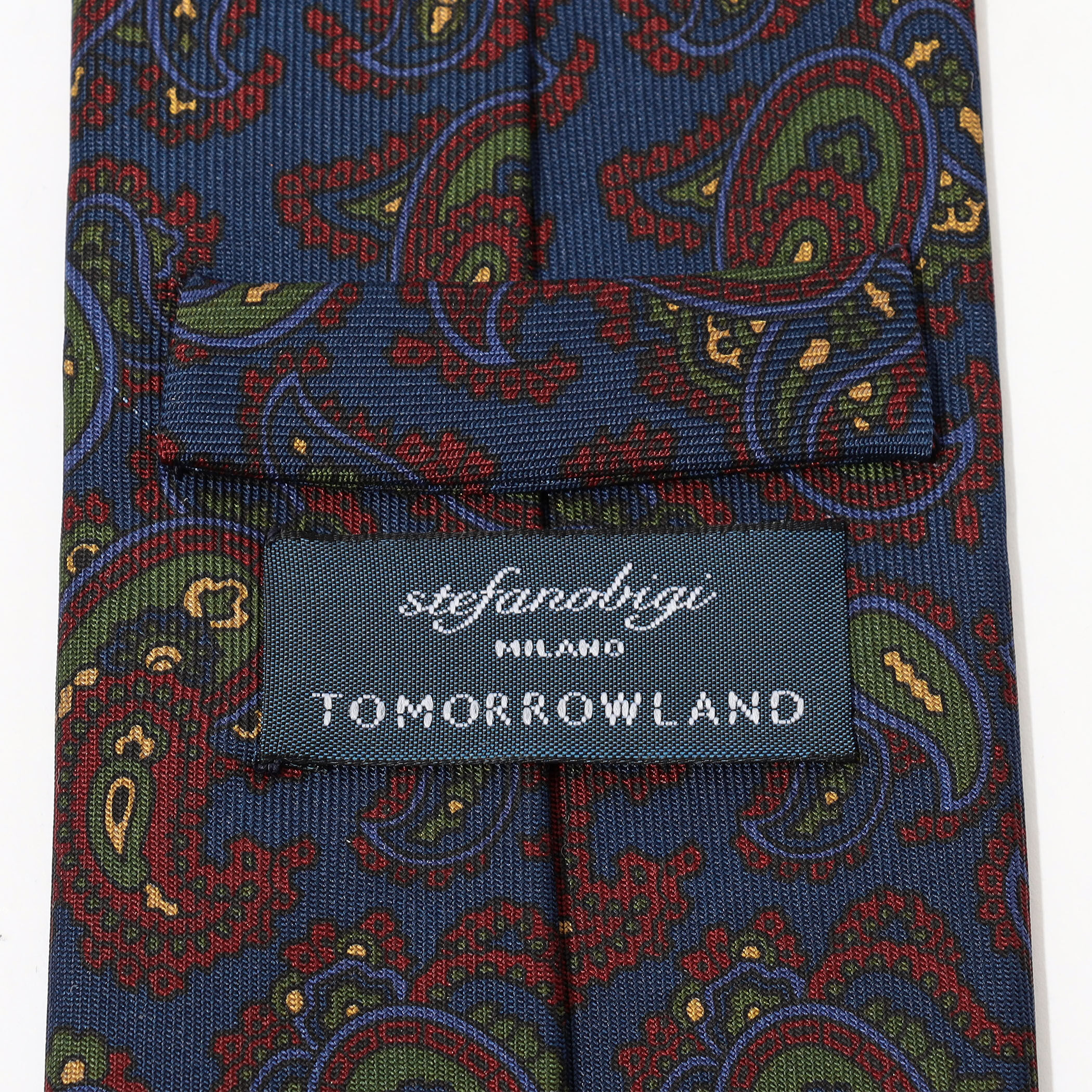 STEFANO BIGI シルクプリント ペイズリー柄ネクタイ｜トゥモローランド