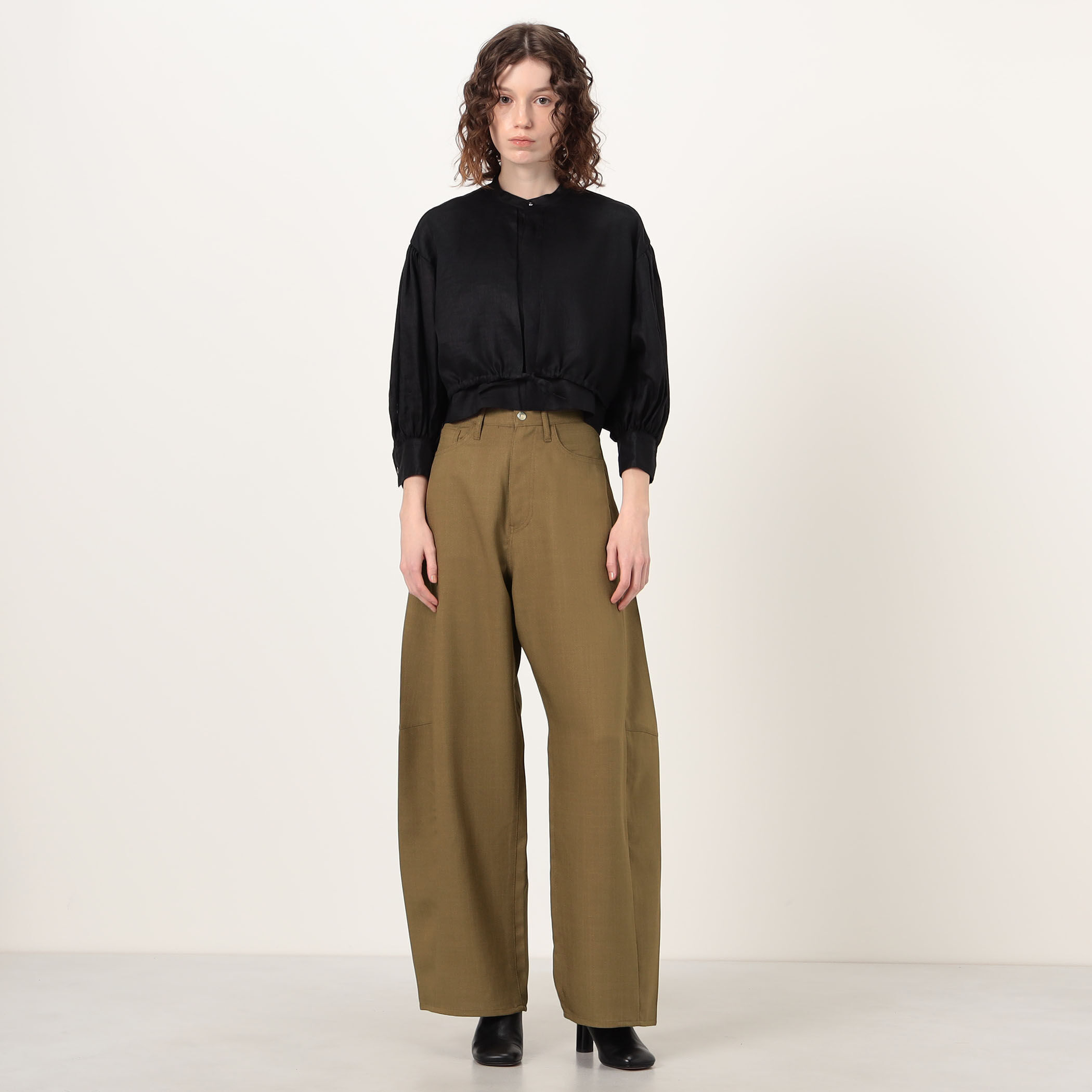 HYKE ブラウス HYKE LINENBALLOON BLOUSE リネンブラウス｜トゥモローランド 公式サイト