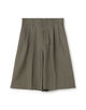 Super120'sウォッシャブルウール タックショートパンツ