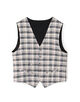 ERRICO FORMICOLA リネンコットン チェックベスト