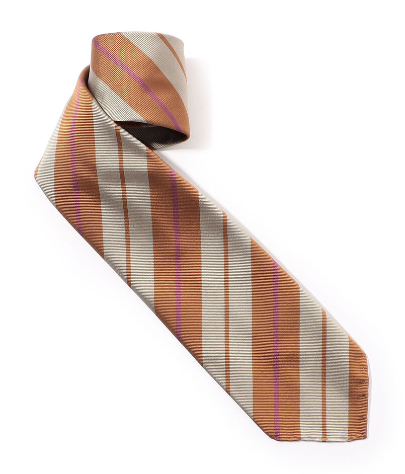 LE LYS シルクレジメンタルストライプネクタイ