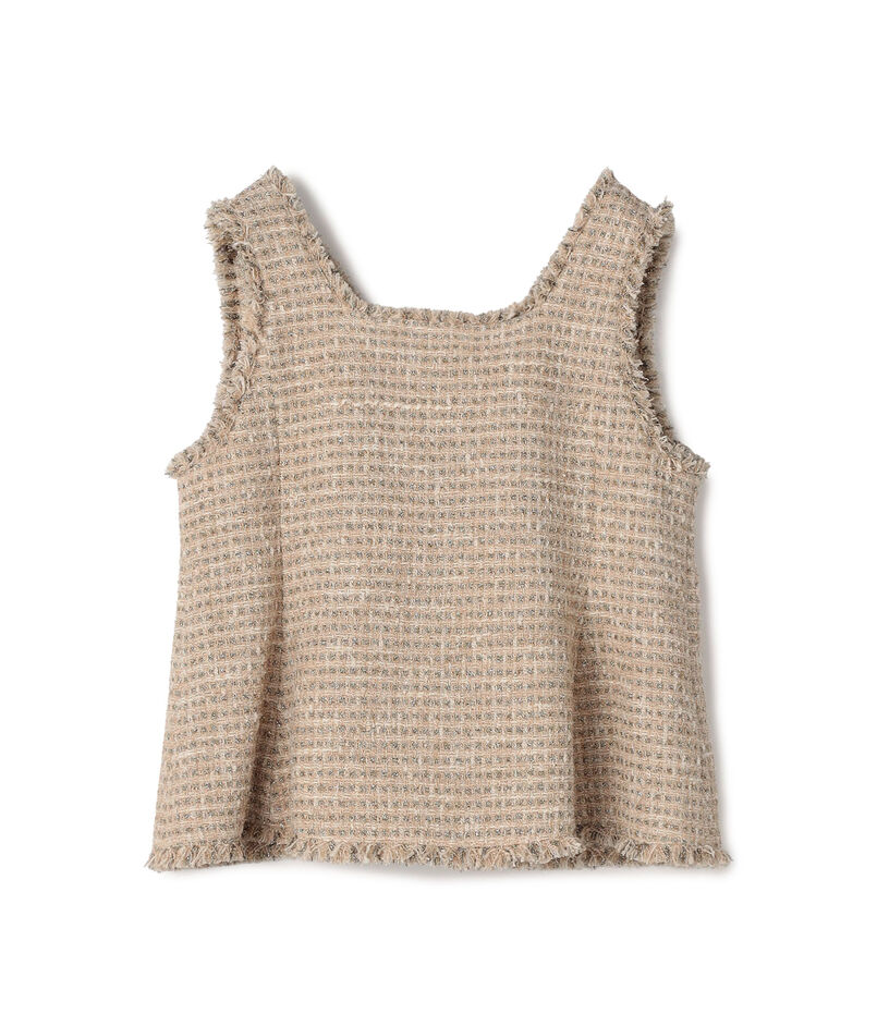 【WEB先行予約】ぺぺローニツイード 2-wayフレアトップス