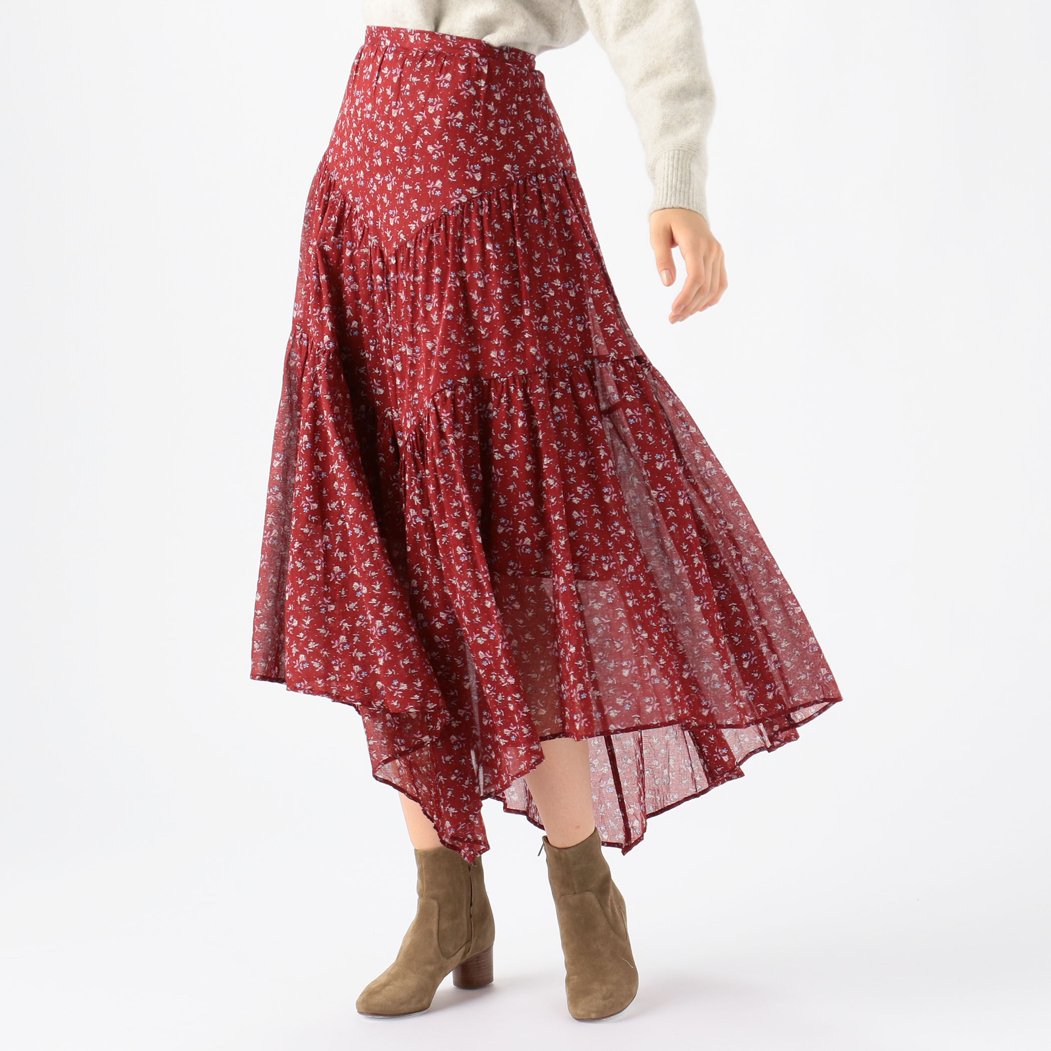 ISABEL ÉTOILE MARANT フラワープリント ロングスカート　36 2025年最新】ISABEL MARANT ETOILE レディース ロングスカートの