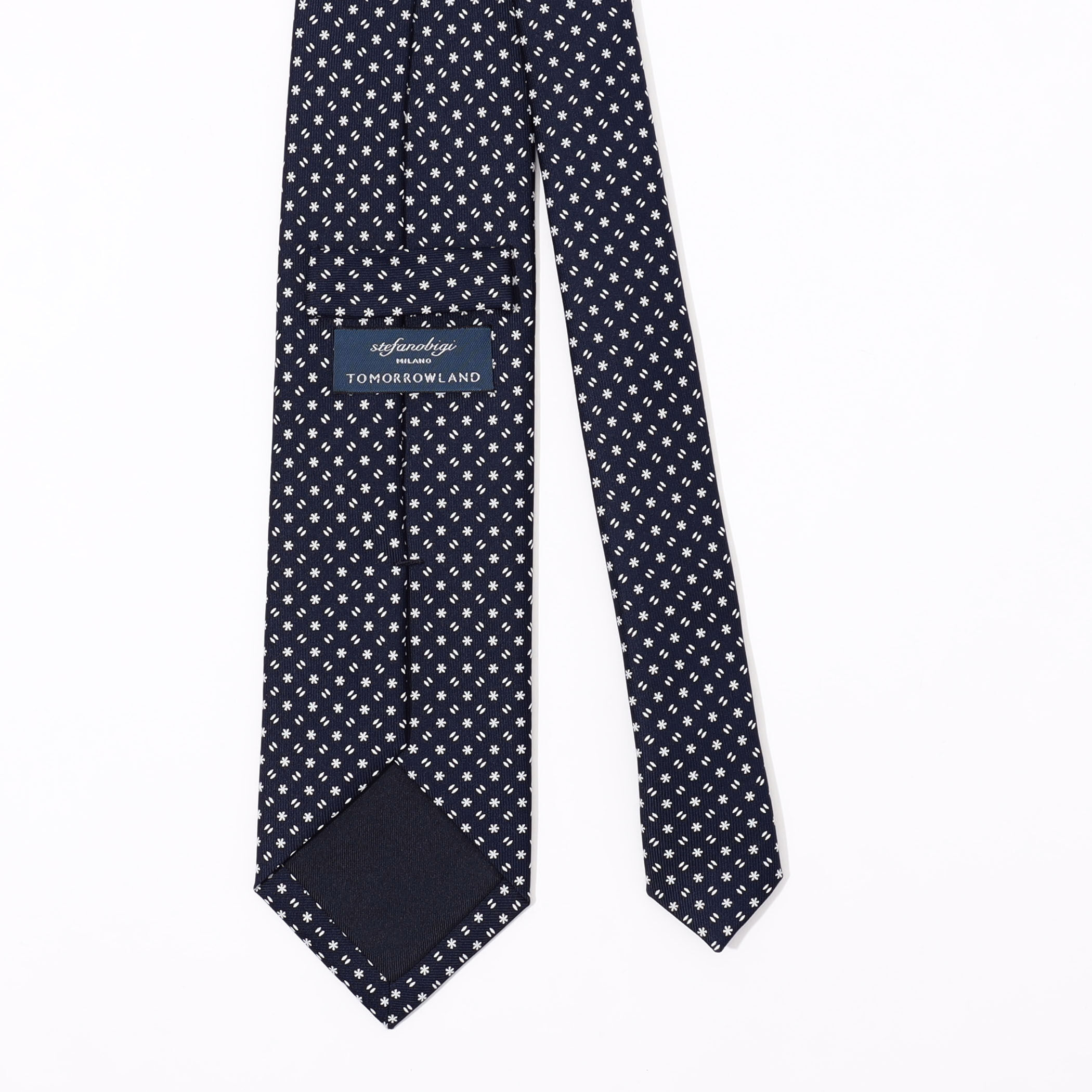 STEFANO BIGI シルクプリント 小紋柄ネクタイ｜トゥモローランド 公式通販