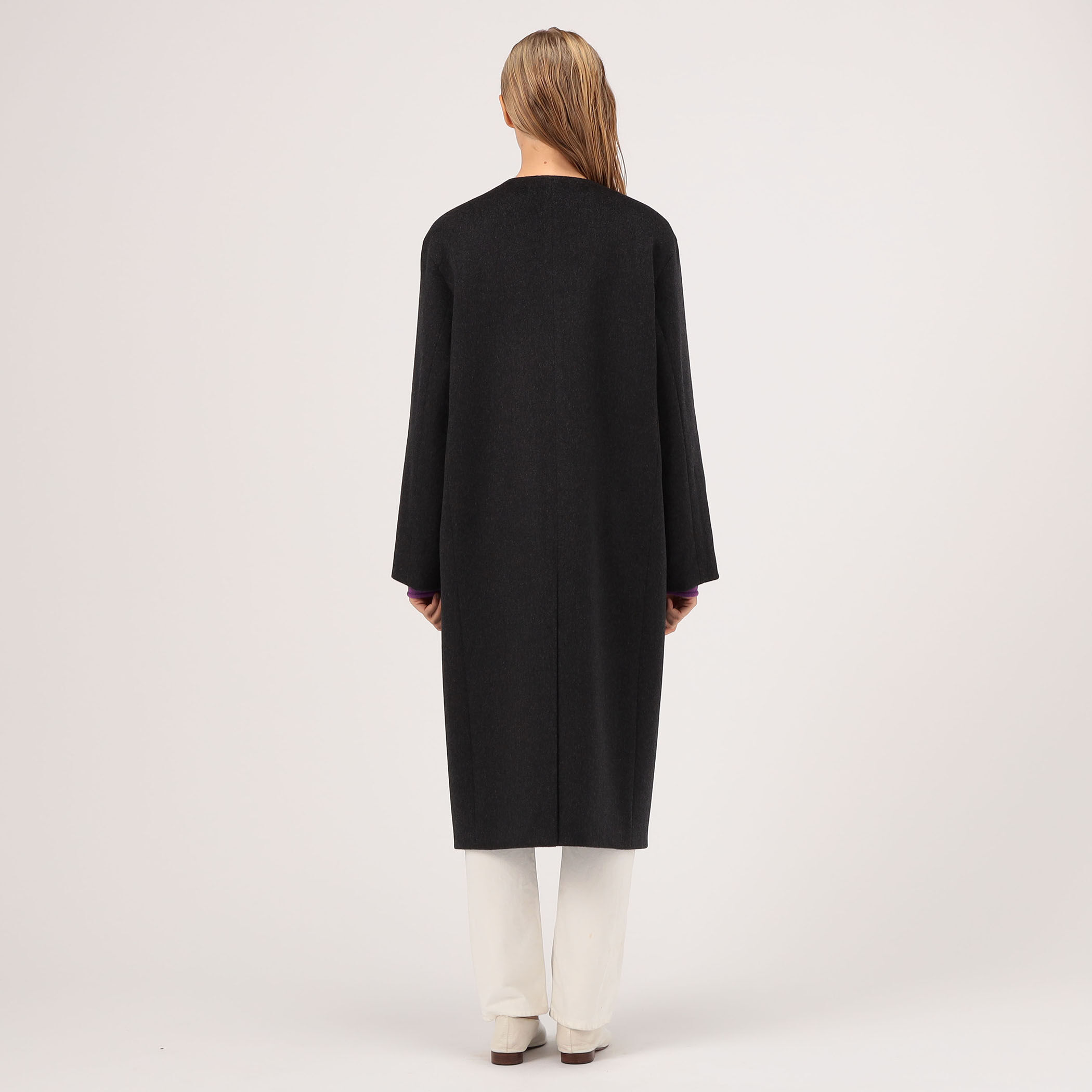 【新品・タグ付】GALERIE VIE　ピュアカシミヤ　ロングコート　1 カシミヤビーバー クルーネックロングコート｜トゥモローランド 公式通販