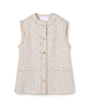 Mille-feuille クルーネックジレ