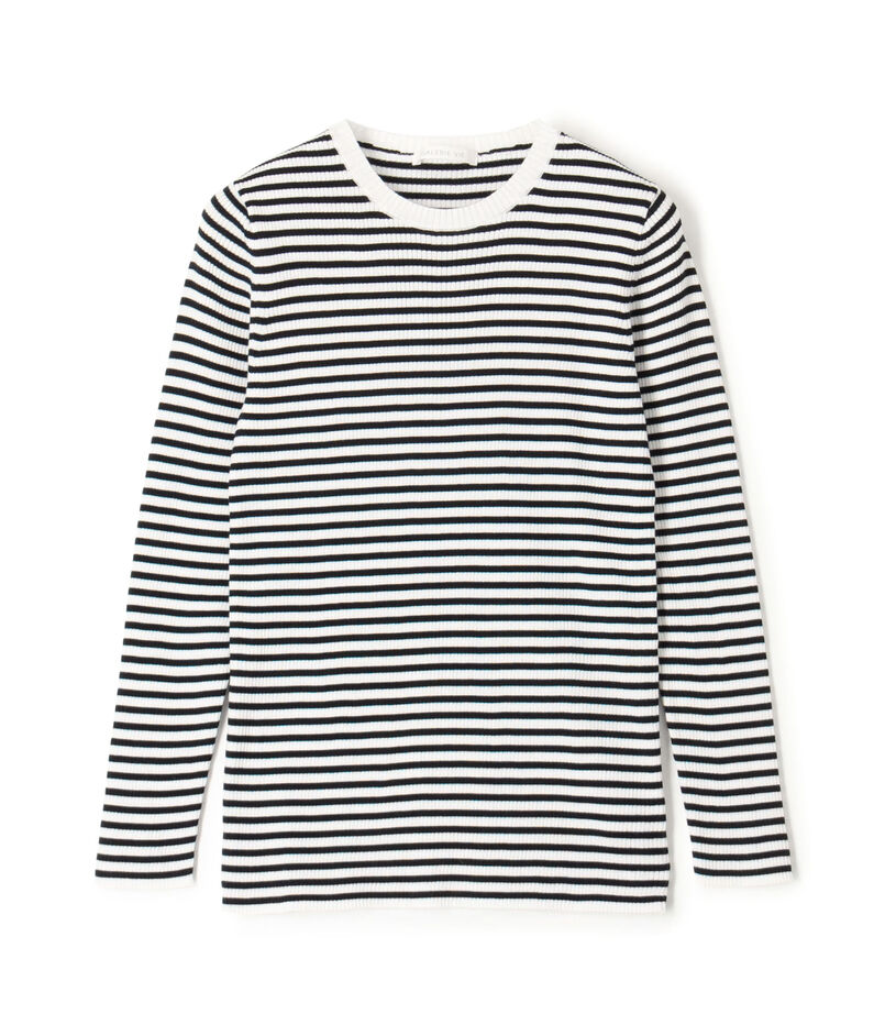 ギザコットンリブ クルーネックプルオーバー