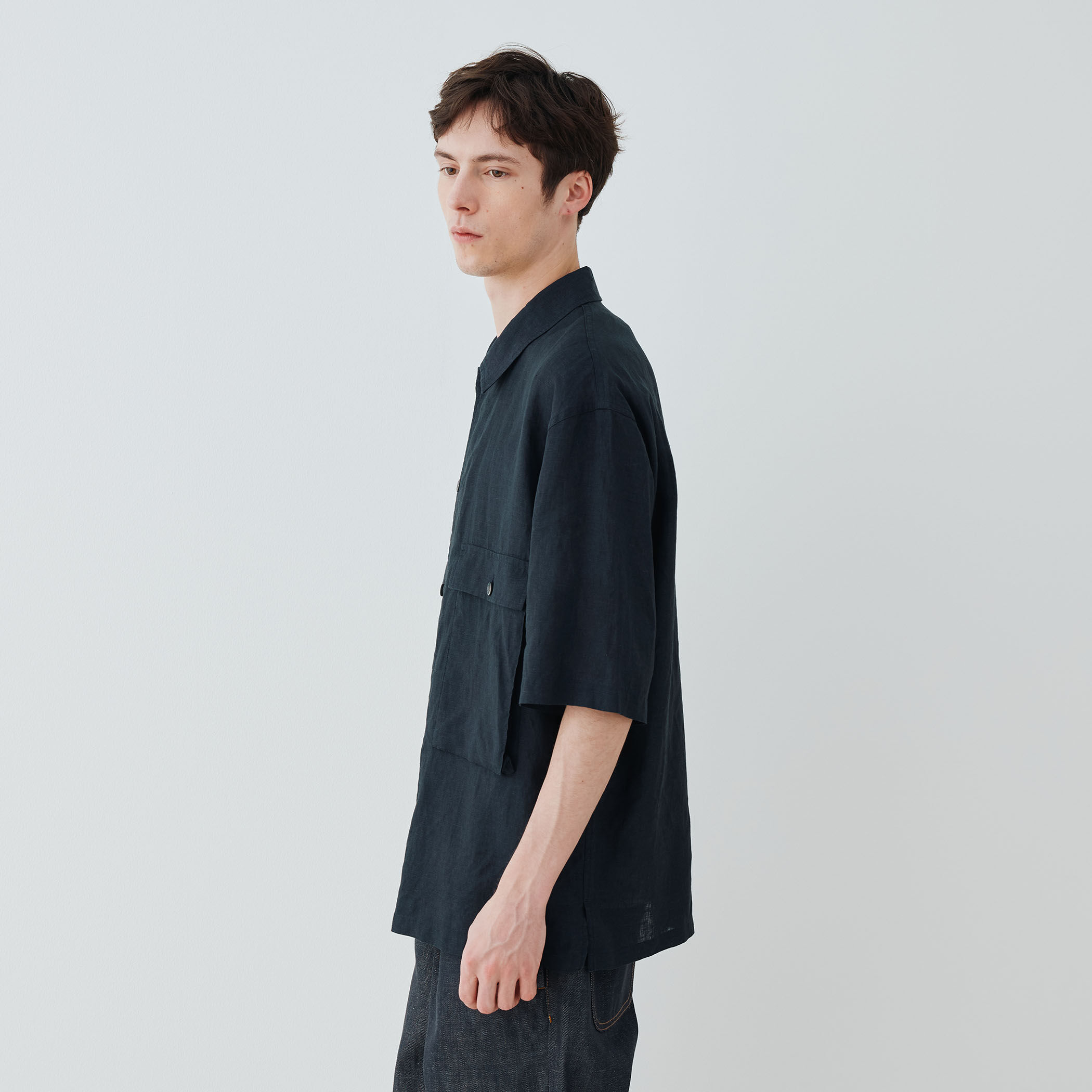 リネンポプリン サファリシャツ｜トゥモローランド 公式通販