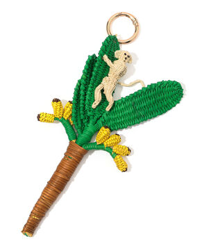 MERCEDES SALAZAR ラフィア キーチェーン