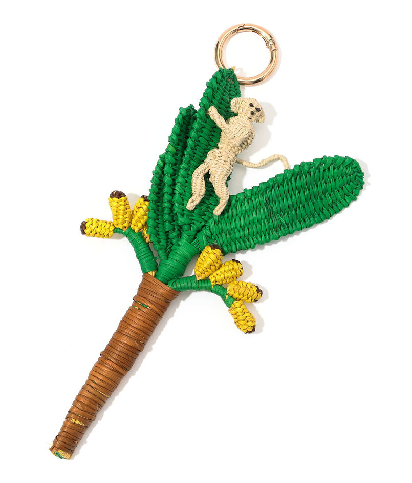 MERCEDES SALAZAR ラフィア キーチェーン