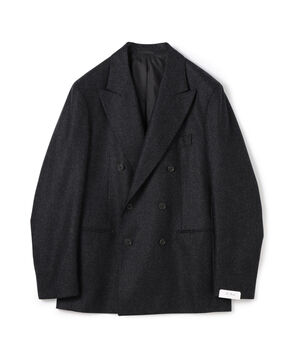【WEB先行予約・別注】De Petrillo SIBILLA ウールフランネル ダブルブレステッド6Bジャケット